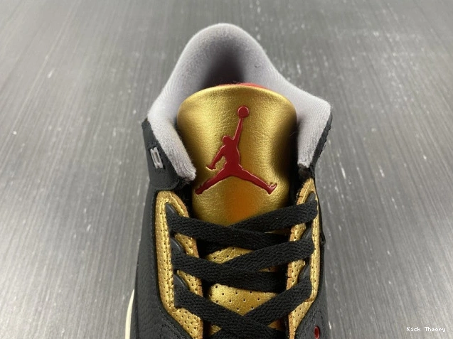 Kicked Out Shoe Store CK9246-067 Gold Jordan WMNS 3 Black Air 0813